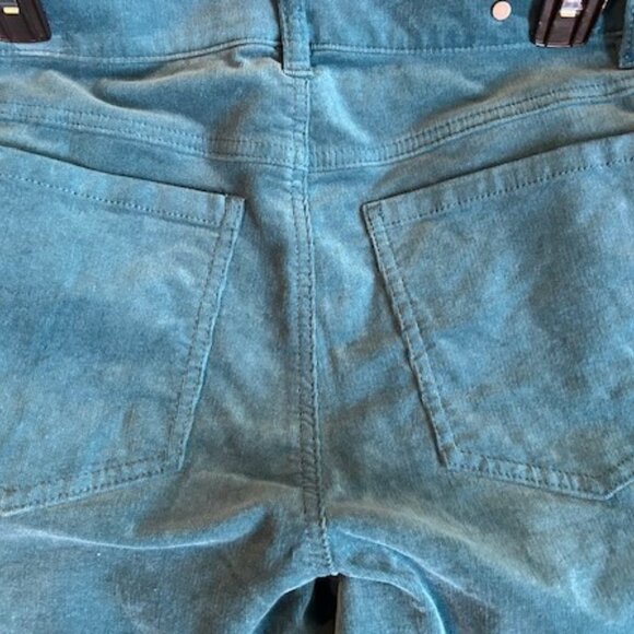 Cabi Turquoise High Skinny Corduroy Jeans - Size 8 - Picture 3 of 3
